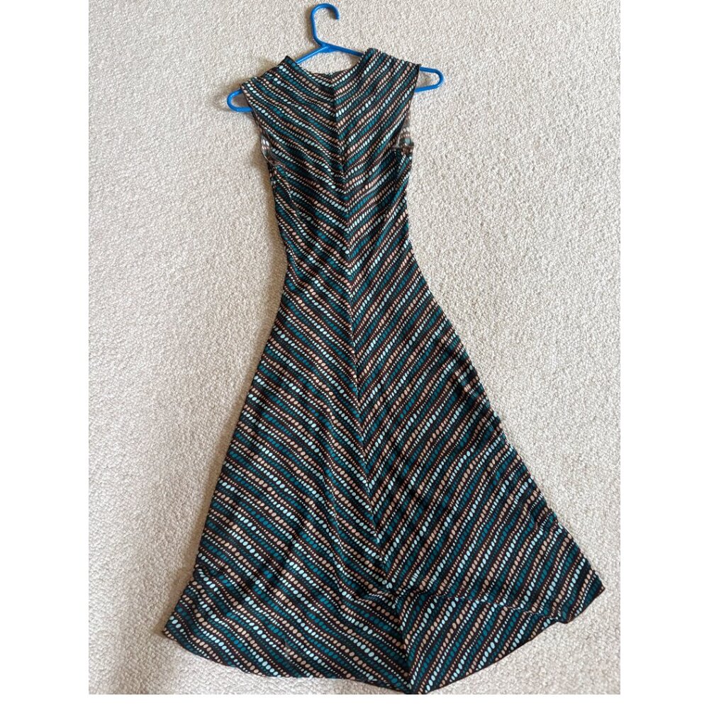 XOXO Vintage Dress Fit & Flare with strip accents - Picture 5 of 5